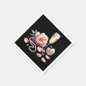 花びらズパールスプロセッコデコール食器 スタンダードカクテルナプキン (角)