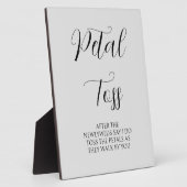 花びらトス徴候 フォトプラーク (側面)