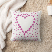 花びらハート装飾用クッション クッション (ブランケット)