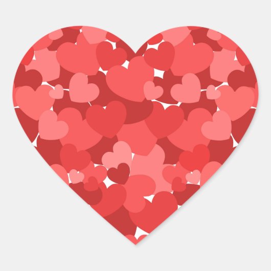 花びらハート ハートシール (正面)