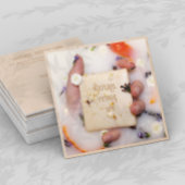 花びらバススパ名刺 スクエア名刺