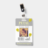 花びらパトロールバッジ バッジ (正面 （クリップ付）)