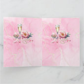 花びらパールスプロセッコウィビズブライダルシャワー カード (内部)