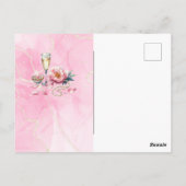 花びらパールスプロセッコウィビズブライダルシャワー ポストカード (裏面)