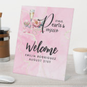 花びらパールスプロセッコウィビズブライダルシャワー 台座サイン (インサイチュ)