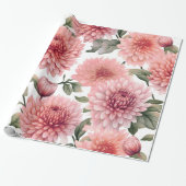 花びらピンクパーティーギフト ラッピングペーパー (アンロールド)