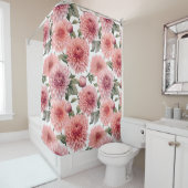 花びらピンクパーティー シャワーカーテン (インサイチュ)