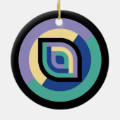 花びらプリズム（焦点） セラミックオーナメント (裏面)