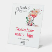 花びらプロセッコフローラブライダルシャワーブランチ推測 台座サイン (正面)