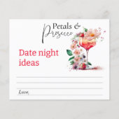 花びらプロセッコフローラブライダルシャワーブランチ日付 (正面)