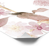 花びらプロセッコブライダルシャワーウェルカムサイン フォトプリント            (角)