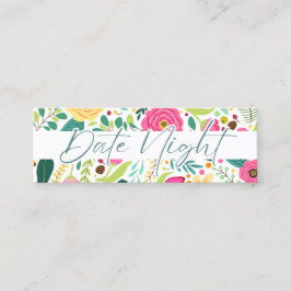 花びらプロセッコブライダルシャワーデイトナイトアイディア スキニー名刺