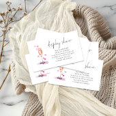 花びらプロセッコブライダルディスプレイシャワー エンクロージャーカード