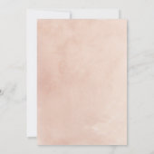 花びらモダンとプロセッコブライダルシャワー 招待状 (裏面)