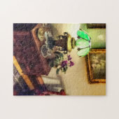 花びらランプ付き居心地の良いパーラー ジグソーパズル (横)