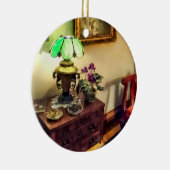 花びらランプ付き居心地の良いパーラー セラミックオーナメント (右)