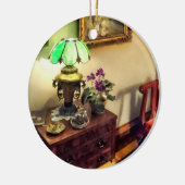 花びらランプ付き居心地の良いパーラー セラミックオーナメント (左)