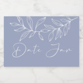 花びら付き日夜瓶 フードラベル (シングルラベル)