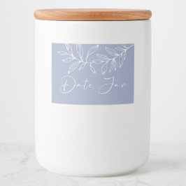 花びら付き日夜瓶 フードラベル