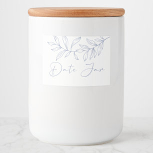 花びら付き日夜瓶 フードラベル