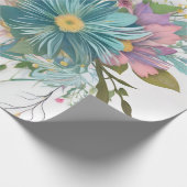 花びら完全性水彩 ラッピングペーパー (角)