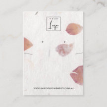 花びら手作り紙ネックレスイヤリングディスプレイ