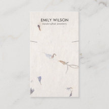 花びら手作り紙ネックレスブレスレットディスプレイ