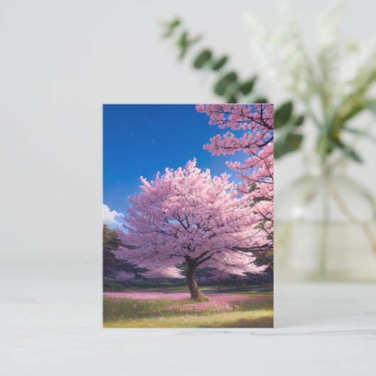 花びら春 ポストカード (スタンド正面)