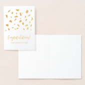 花びら紙吹雪おめでとう 箔カード (ディスプレー)