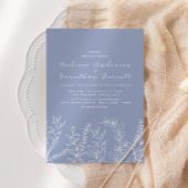 花びら結婚Boho 招待状