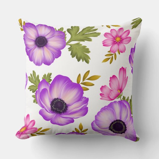 花びら調和 クッション (正面)