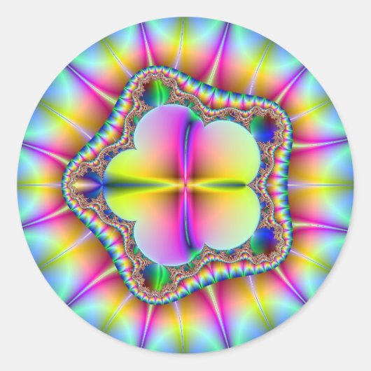 花びら2 ラウンドシール (正面)