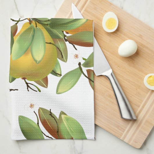 花びら キッチンタオル (四つ折り)