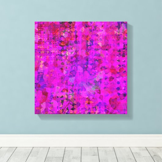 花びら キャンバスプリント (インサイチュ (ウッドフロア))