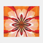 花びら フリースブランケット (正面(横))