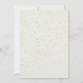 花びら&プロセッコイエローブライダルシャワー招待 招待状 (裏面)