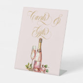 花びら・プロセッコカード・ギフトブライダルシャワー 台座サイン (正面)