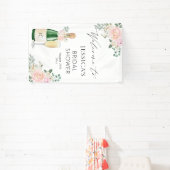 花びら&プロセッコシャンパンウェルカムサイン 横断幕 (インサイチュ)