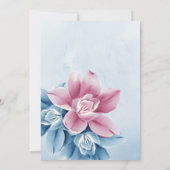 花びら&プロセッコフローラアーチサマーブライダルシャワー 招待状 (裏面)