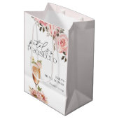 花びら&プロセッコフローラブライダルシャワー ミディアムペーパーバッグ (正面アングル)