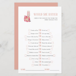 花びら&プロセッコブライダルシャワーは彼女が好き