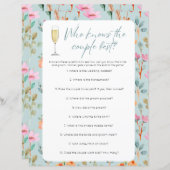 花びら&プロセッコブライダルシャワーゲーム (正面/裏面)