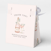 花びら&プロセッコブライダルシャワーバチェロレッテ フェイバーボックス (裏面サイド)