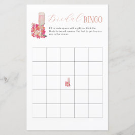 花びら&プロセッコブライダルシャワービンゴゲームパーティー