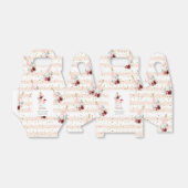 花びら&プロセッコブライダルシャワー フェイバーボックス (折り畳みなし)