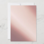 花びら&プロセッコブラック&バラ金ゴールドブライダルシャワー 招待状 (裏面)