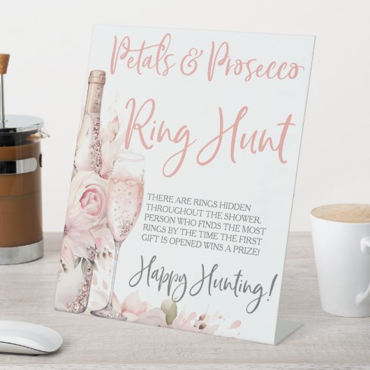 花びら&プロセッコリングや輪ゲームリングや輪狩りゲーム 台座サイン (インサイチュ)