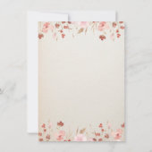 花びら&プロセッコワイルドフラワーズ招待状 招待状 (裏面)