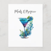 花びら&プロセッコ推測ドレスブリダルシャワーゲーム (裏面)