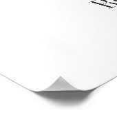 花びら&プロセッコ赤面ピンクフローラブライダルシャワー ポスター (角)